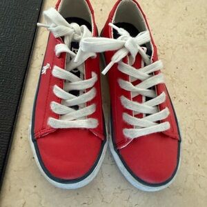 Kids Red Polo by Ralph Lauren Sneakers